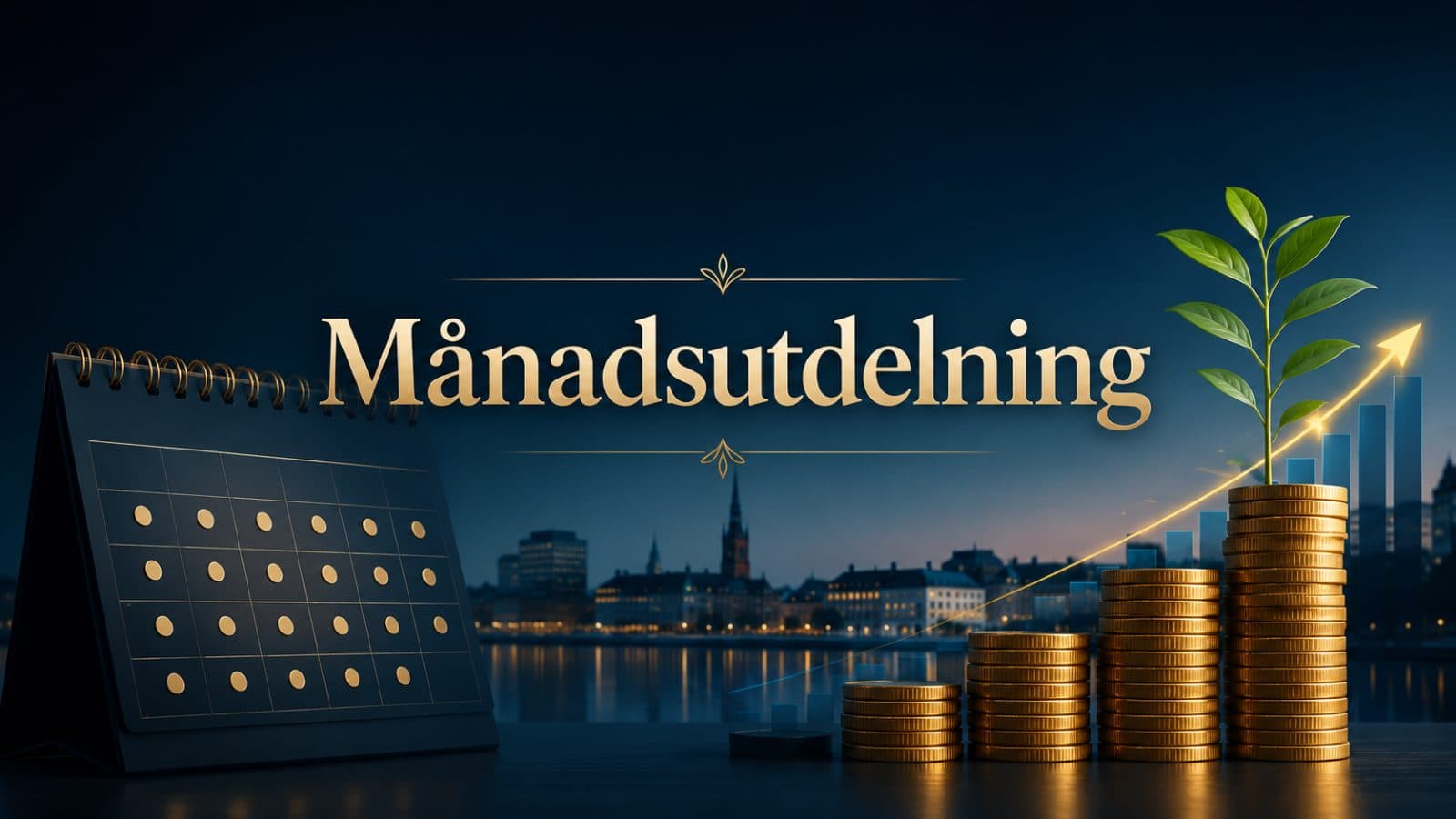 Aktier som ger utdelning varje månad på börsen