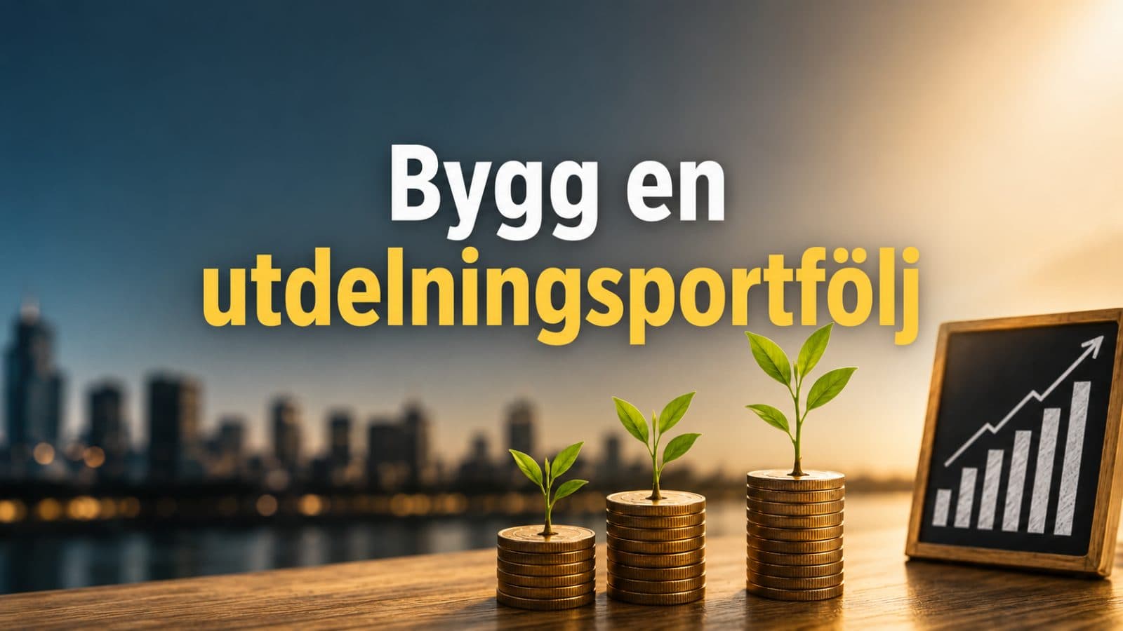 Utdelningsportfölj pengarmaskin utdelning